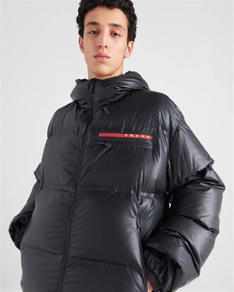 prada color changing puffer|prada light re nylon puffer.